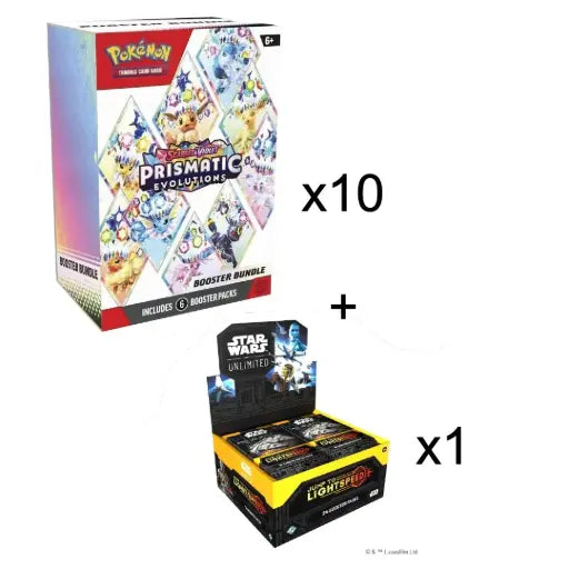 Bundle: 10x Prismatic Bundles + 1x Star Wars: Unlimited Jump to Lightspeed - Booster Box