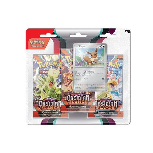 Pokémon TCG: Scarlet & Violet - Obsidian Flames - 3-Pack Blister MIX