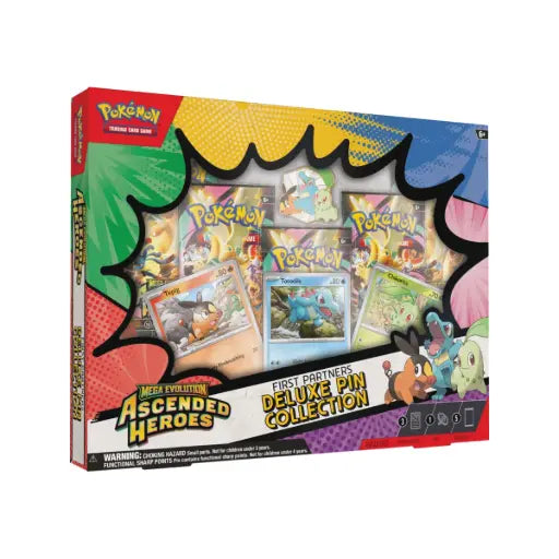 Pokémon TCG: Mega Evolution: Ascended Heroes - Deluxe Pin Collection - First Partners