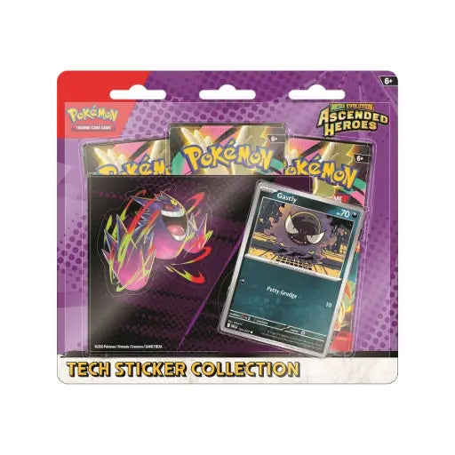Pokémon TCG: Mega Evolution: Ascended Heroes - Tech Sticker Collection - Gastly