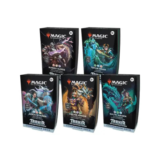MTG - Tarkir: Dragonstorm Commander Deck Set (5x decks)