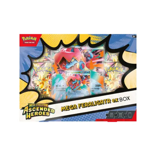 Pokémon TCG: Mega Evolution: Ascended Heroes - Mega Feraligatr ex Box