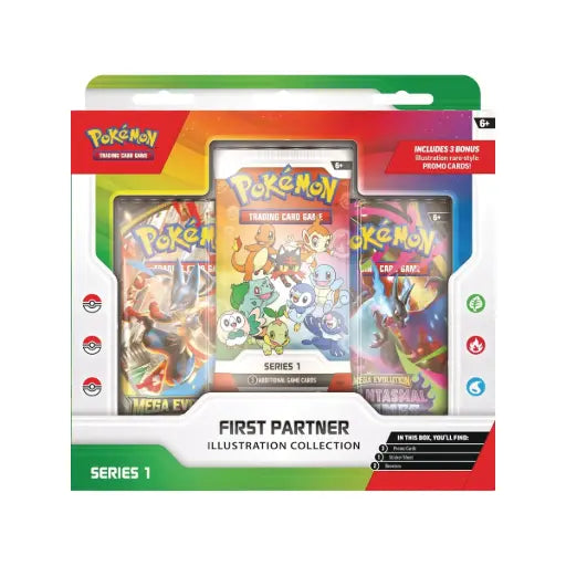 Pokémon TCG - 30th Anniversary - First Partner Illustration Collection: Series 1 (2026)