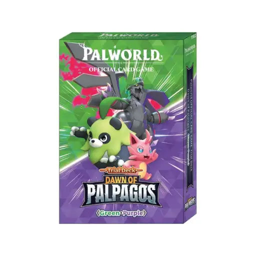 Palworld Official Card Game (TCG): TD02 Dawn of Palpagos - Green-Purple Deck