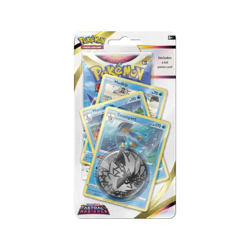 Pokémon TCG: Sword & Shield - SWSH10: Astral Radiance - Premium Checklane Blister (Swampert)