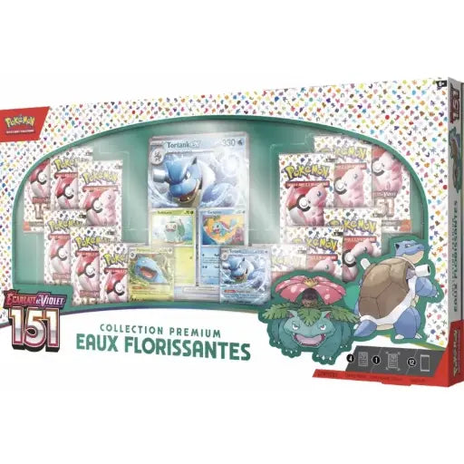 Pokemon JCC: Écarlate et Violet - 151 - EV3.5 Collection Premium Eaux Florissantes