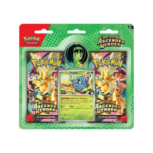 Pokémon TCG: Mega Evolution: Ascended Heroes - Trainer's 2-pack Blister - Erika's Tangela