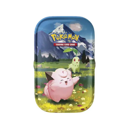 Pokémon TCG: Mega Evolution: Ascended Heroes Mini Tin: Clefairy & Chikorita