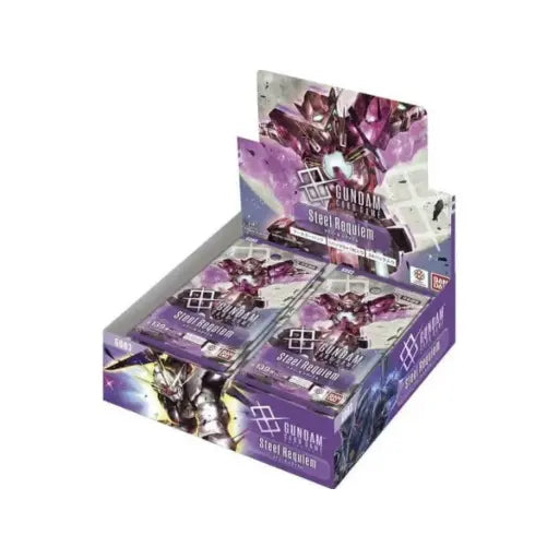 Gundam Card Game: GD-03 - Steel Requiem - Booster Display